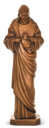 Święty Józef z dzieciątkiem Vertini 60 - raden - brąz lakierowany lub woskowany ( patyna )